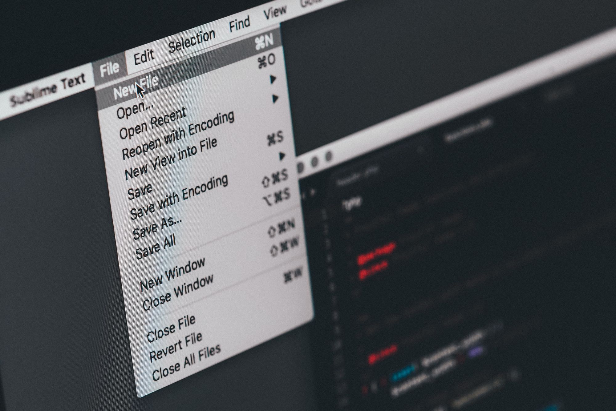 SUBLIME 3 - KEY BINDINGS